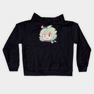 Leaf  character Kids Hoodie